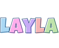 Layla pastel logo