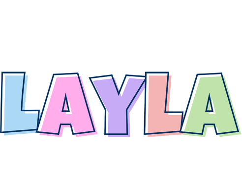 Layla pastel logo