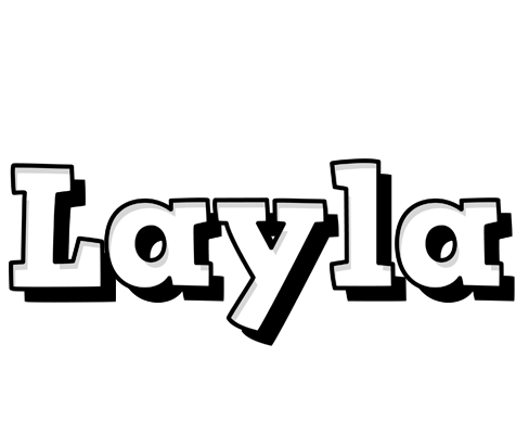 Layla snowing logo