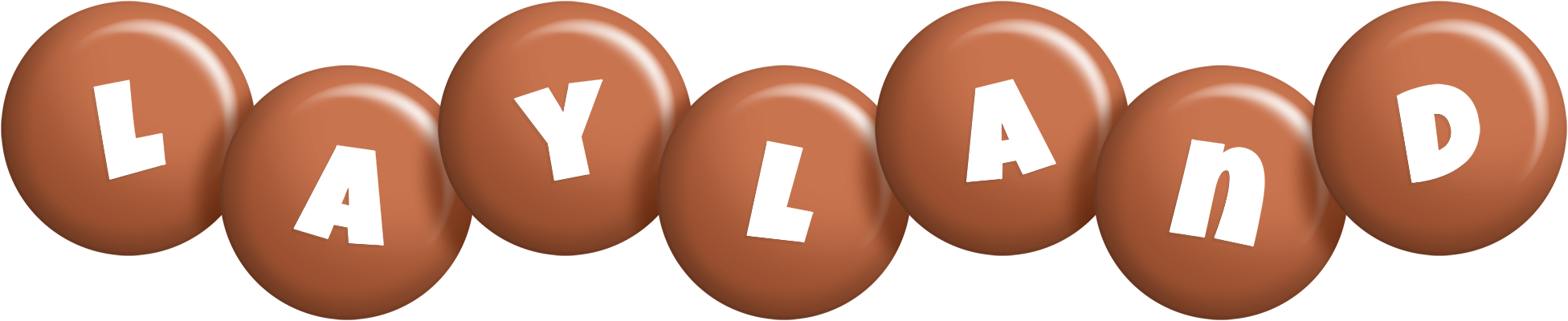 Layland candy-brown logo