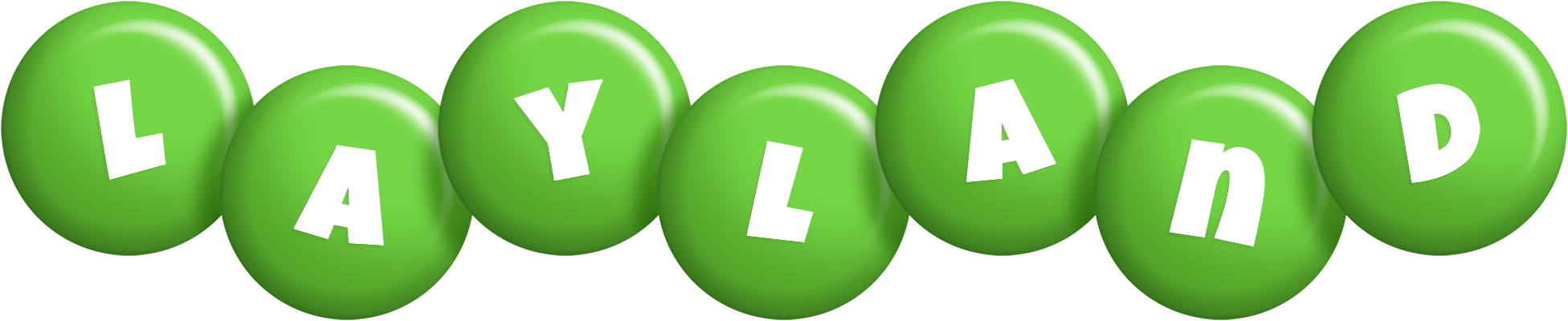 Layland candy-green logo