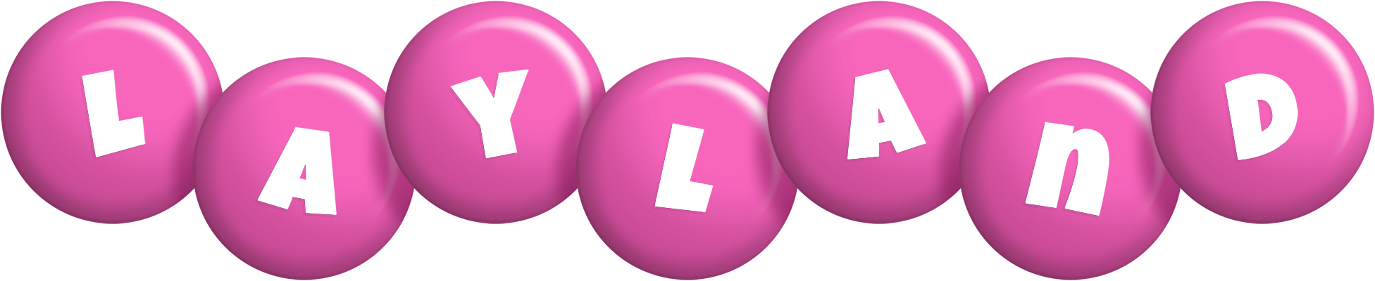 Layland candy-pink logo