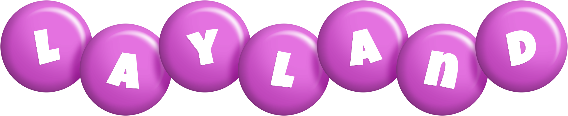 Layland candy-purple logo
