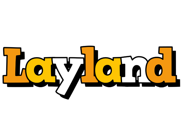 Layland cartoon logo
