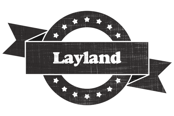 Layland grunge logo