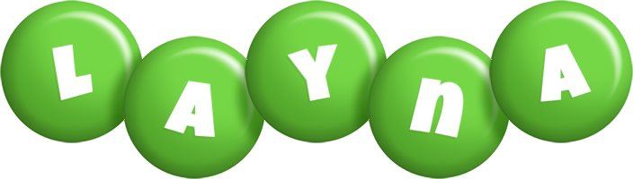 Layna candy-green logo