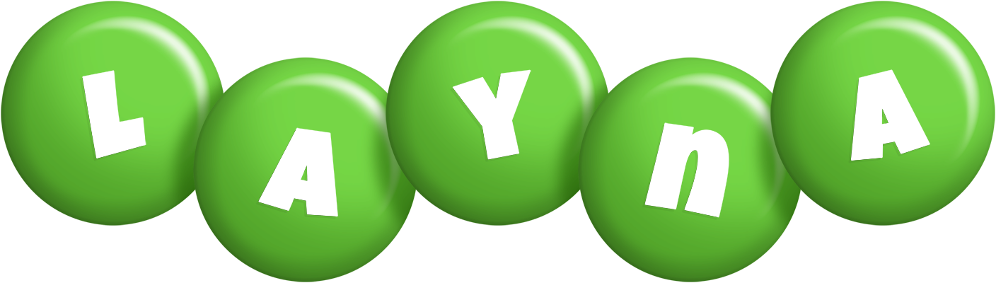 Layna candy-green logo