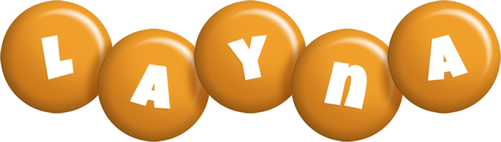 Layna candy-orange logo