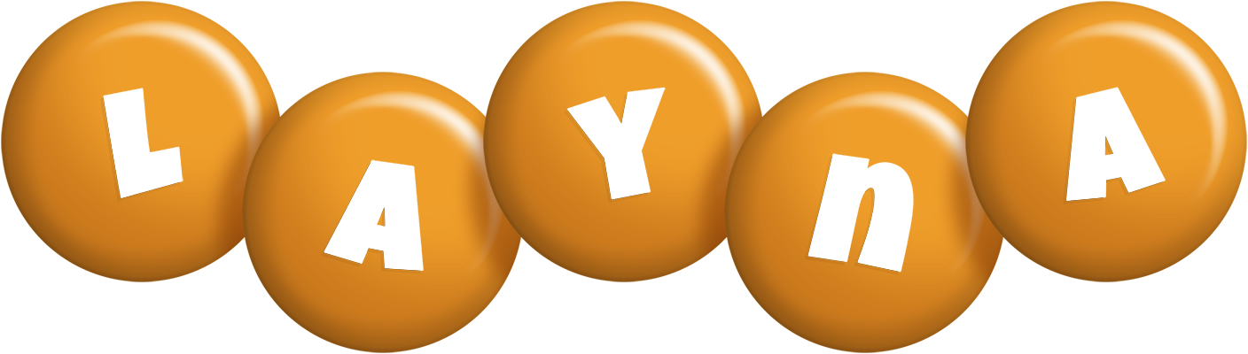 Layna candy-orange logo