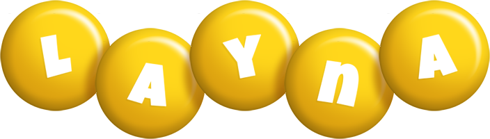 Layna candy-yellow logo