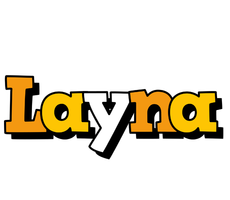 Layna cartoon logo