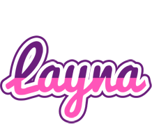 Layna cheerful logo