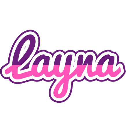 Layna cheerful logo