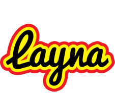 Layna flaming logo