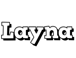 Layna snowing logo