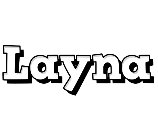 Layna snowing logo