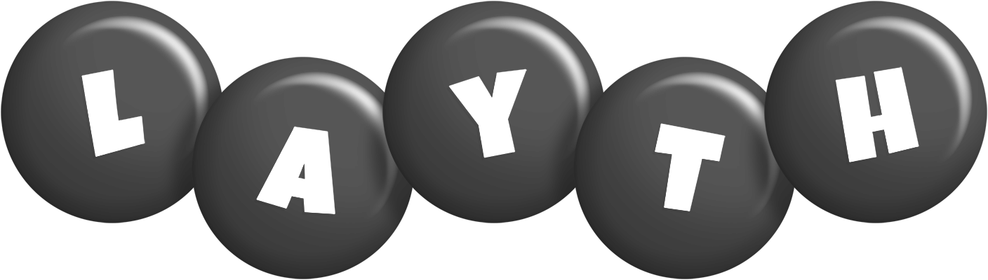 Layth candy-black logo