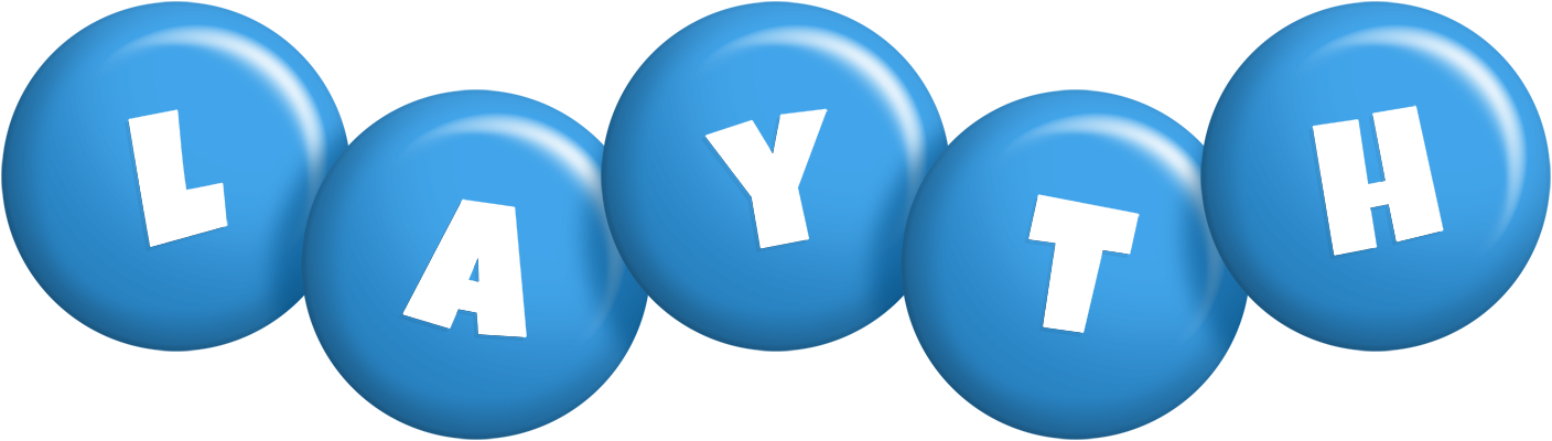 Layth candy-blue logo