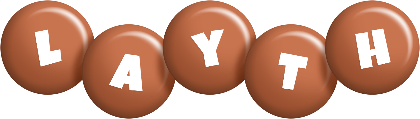 Layth candy-brown logo