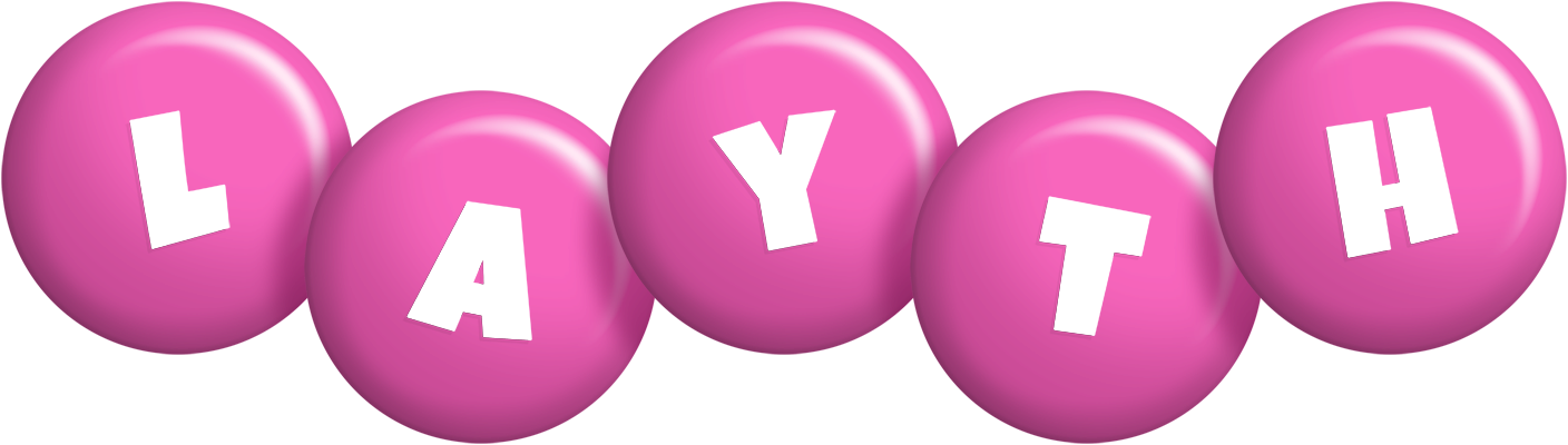 Layth candy-pink logo