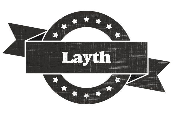 Layth grunge logo