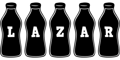 Lazar bottle logo