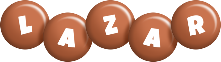 Lazar candy-brown logo