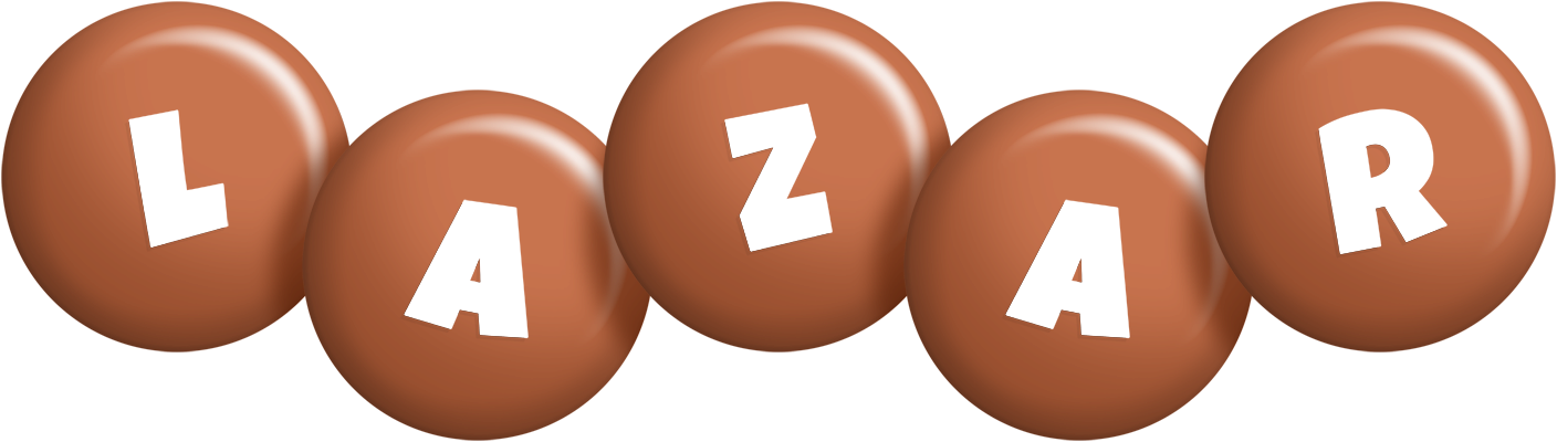 Lazar candy-brown logo