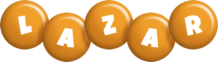 Lazar candy-orange logo