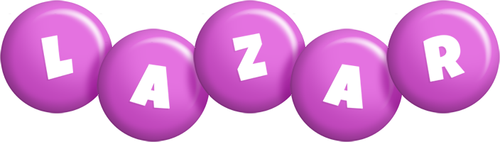 Lazar candy-purple logo