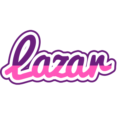 Lazar cheerful logo