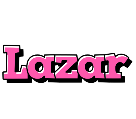 Lazar girlish logo