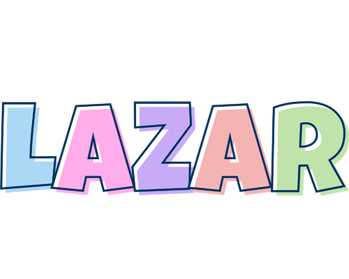 Lazar pastel logo