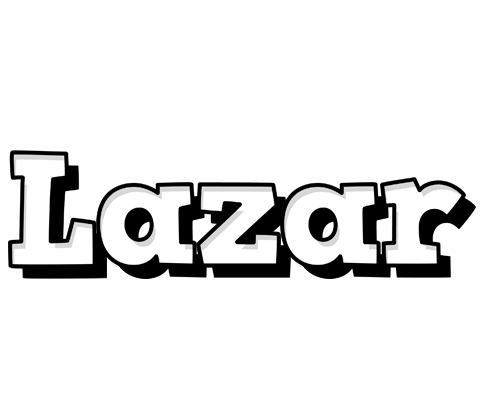 Lazar snowing logo
