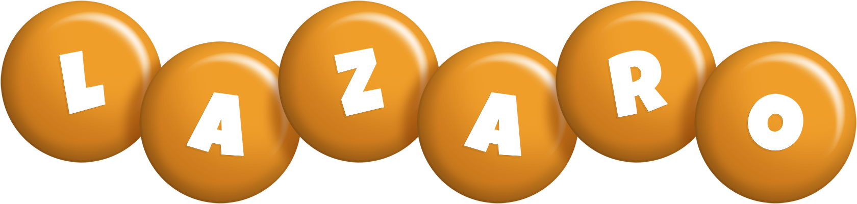 Lazaro candy-orange logo