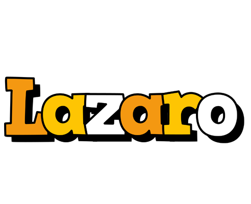 Lazaro cartoon logo