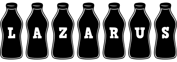 Lazarus bottle logo