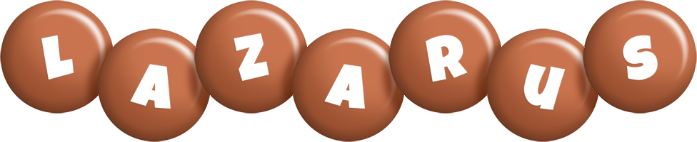 Lazarus candy-brown logo