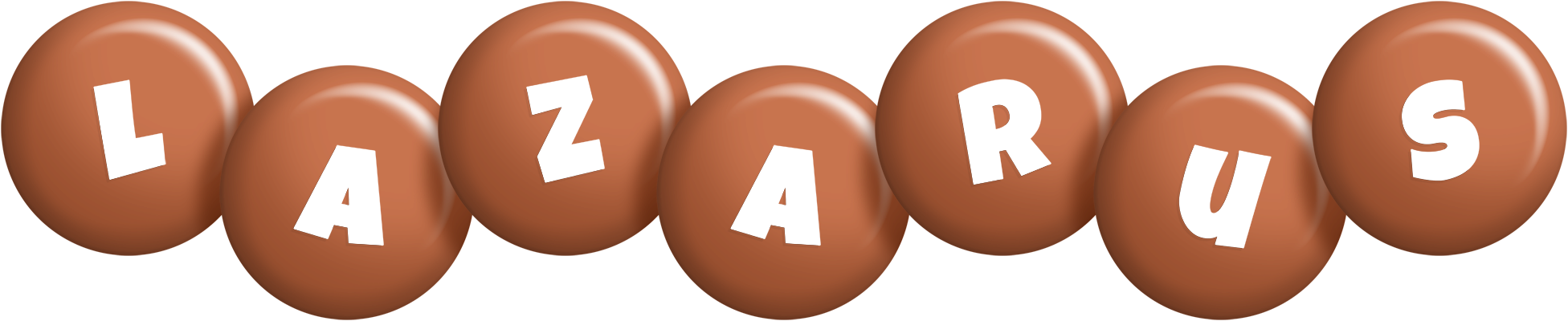 Lazarus candy-brown logo