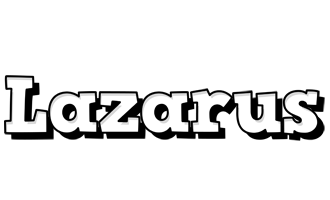 Lazarus snowing logo