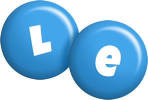 Le candy-blue logo