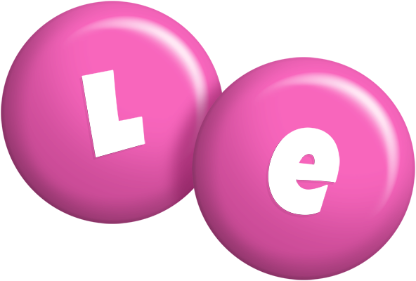 Le candy-pink logo