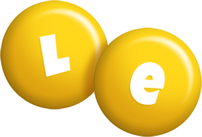 Le candy-yellow logo