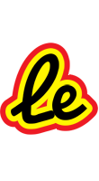 Le flaming logo