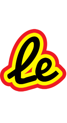 Le flaming logo