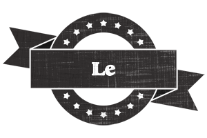 Le grunge logo