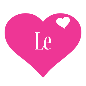 Le love-heart logo