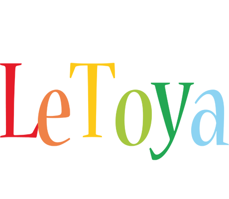 LeToya birthday logo