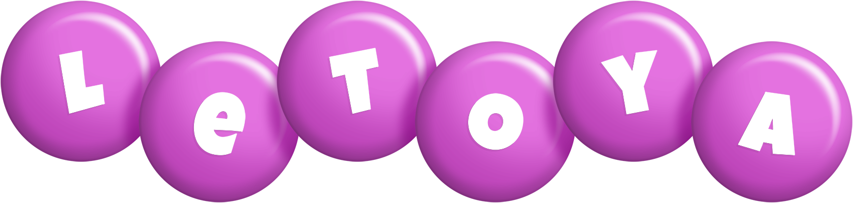 LeToya candy-purple logo