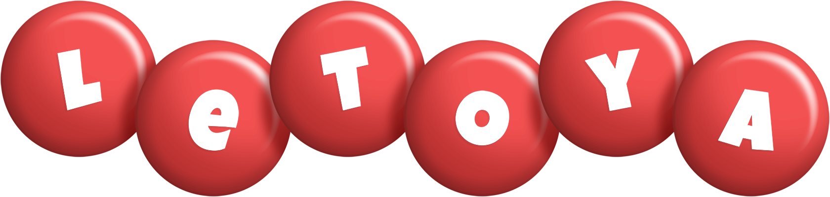 LeToya candy-red logo